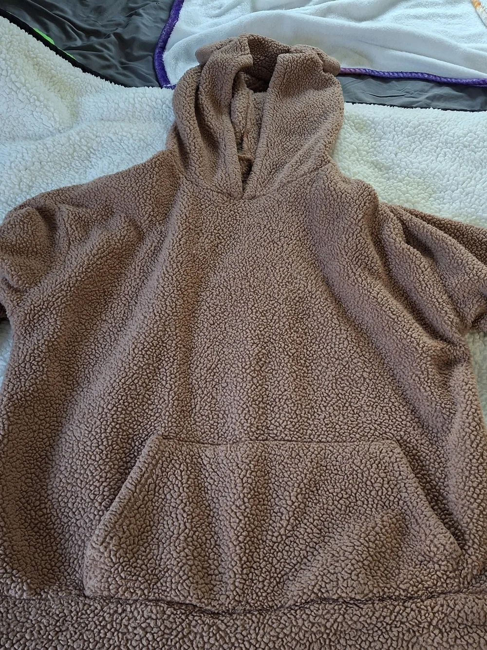 Cozy Teddy Bear Brown Hoodie